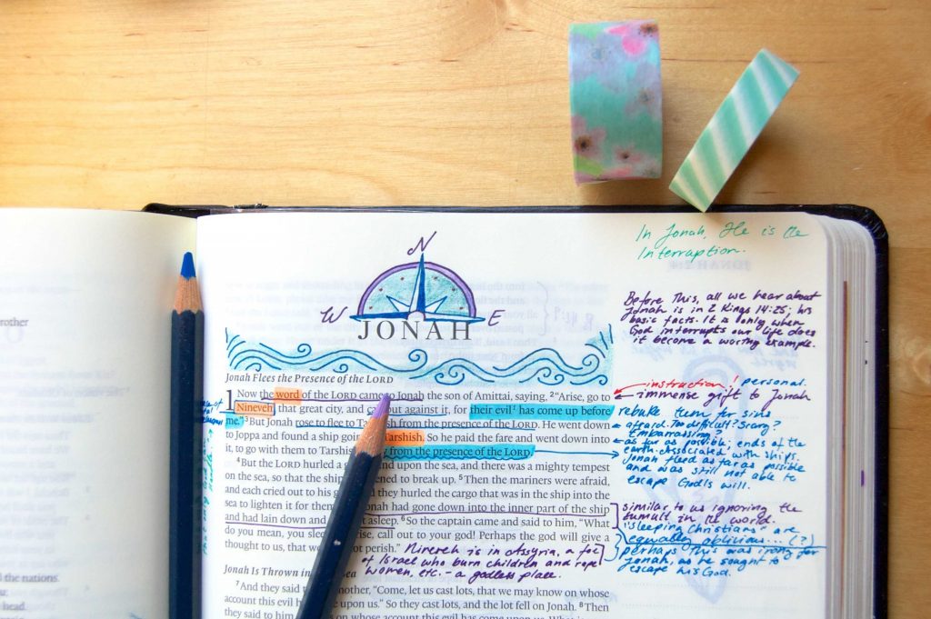 Bible Journaling Headers: How I Make Book Headers in My Bible