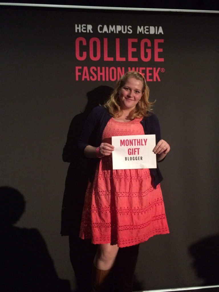 College Fashion Week 2015 + Monthly Gift - Sara Laughed
