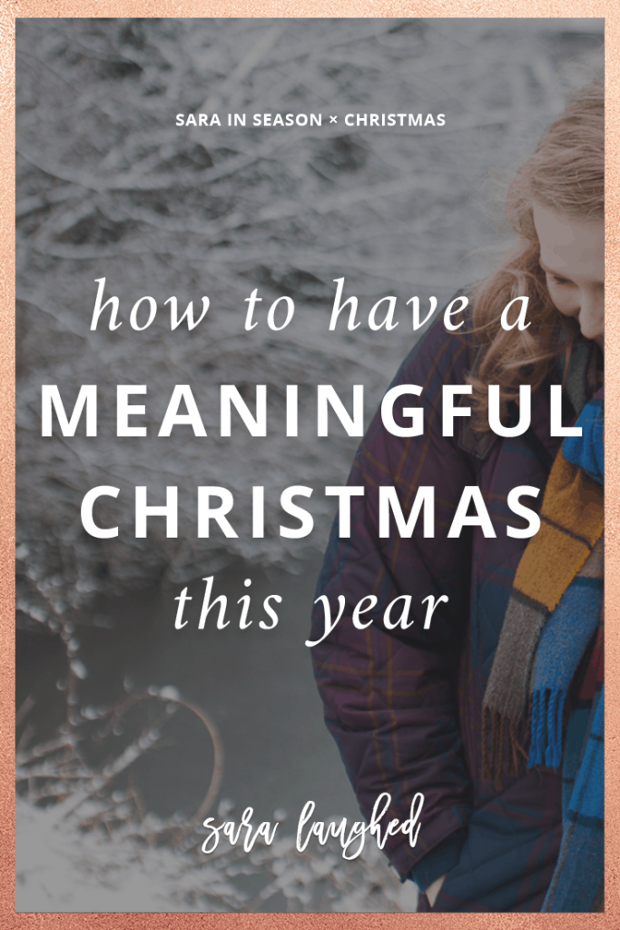 Pin this Christmas idea! How to have a meaningful Christmas.