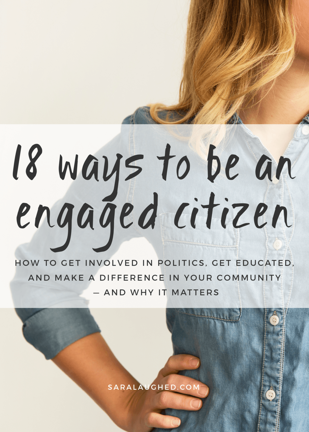 How to get involved in politics, get educated on important issues and causes, and make a difference in your community — and why it matters!