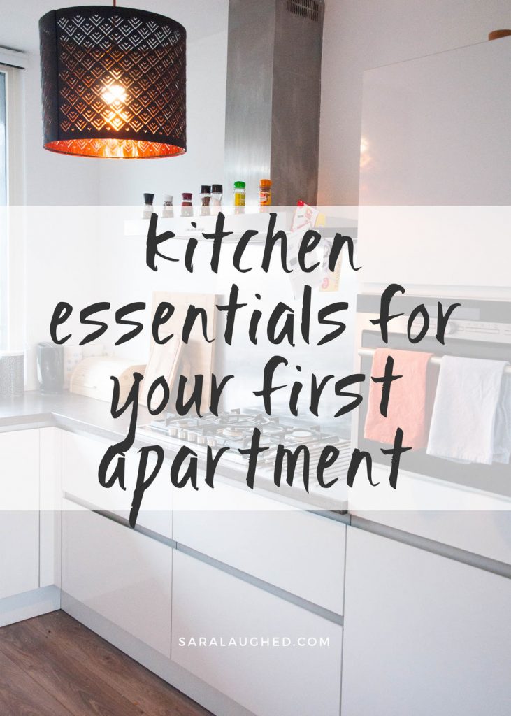 First Kitchen Essentials For Your New Apartment Sara Laughed First Kitchen Essentials For Your New Apartment Sara Laughed