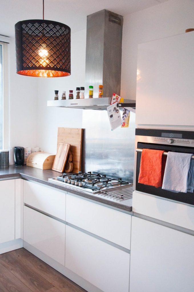 A picture of my kitchen in my new apartment. First Kitchen Essentials for Your New Apartment