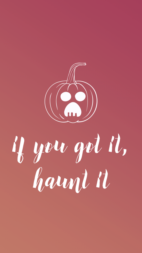 Halloween Phone Wallpaper - Sara Laughed - hauntit