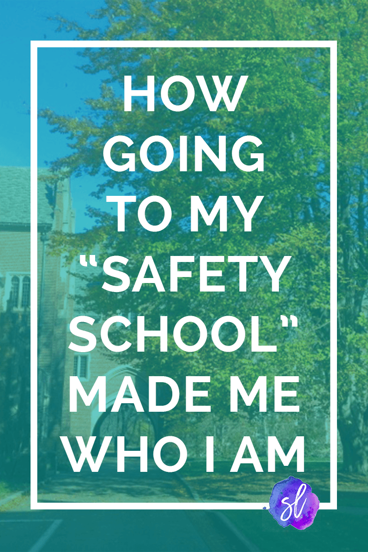 I chose a college I didn't originally want to go to, but it ended up changing my life - and me. Pin for later and click through to read!