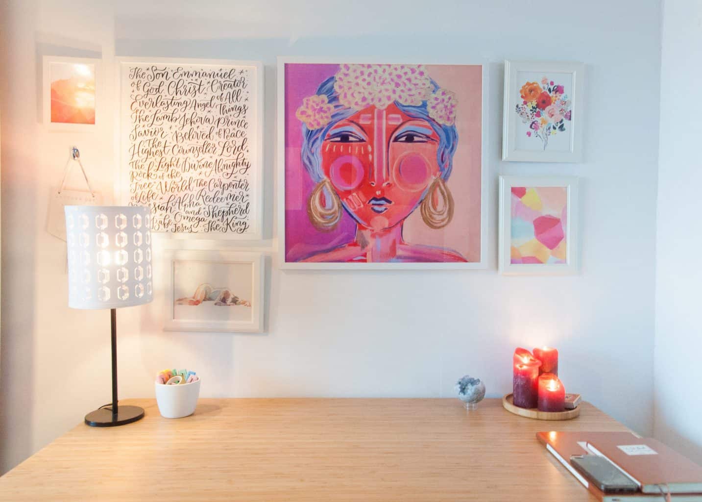 My desk at home